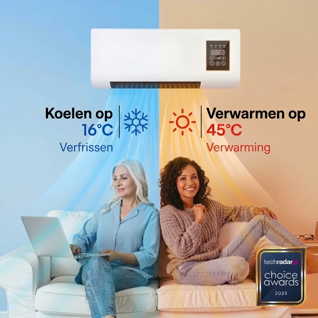 Coolzy draagbare airco 2-in-1